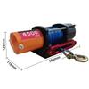 Argano Portatile per Rimorchio Auto Camion Fuoristrada con Controllo Wireless 3500-13500 LBS Argano Auto Cablato per ATV/UTV SUV Camion Traino Fuoristrada