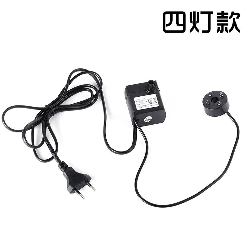 

Ультратихий міцний водяний насос змінного струму 220 В 5 Вт ЄС Plug Rate Водонепроникний акваріумний насос Міні-повітряний резервуар для рибних ставків Занурювальний водяний насос 5W