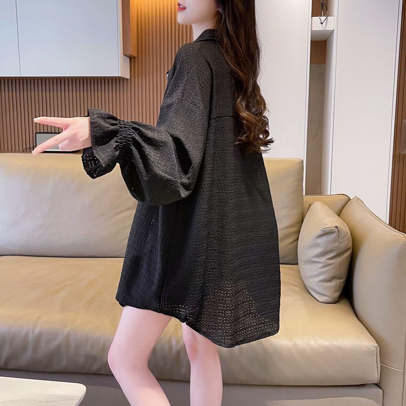Purple Sun Protection Clothing for Women Spring and Summer New Design Lapel Casual Cardigan Jacket