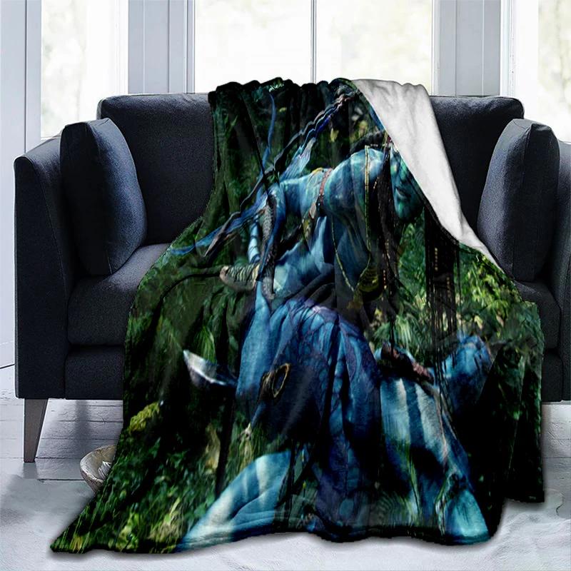 Avatar Film Gedruckte Weiche Warme Decke für Wohnzimmer Schlafzimmer Bett Sofa Couch Büro Geschenke Flanell Überwurfdecken