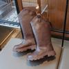 2024 New Girl Winter Boots Black Brown Mid-calf Versatile Children's Fashion Boots Warm Plush Kids Causal Cotton Boots Zipper