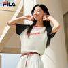 FILA Original Comfortable Short Sleeve Knit Top Women tops F11W639401FWT