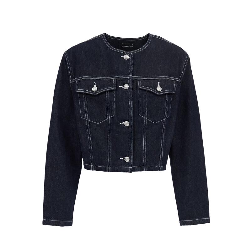 Veromoda Retro Washed Denim Short Jacket