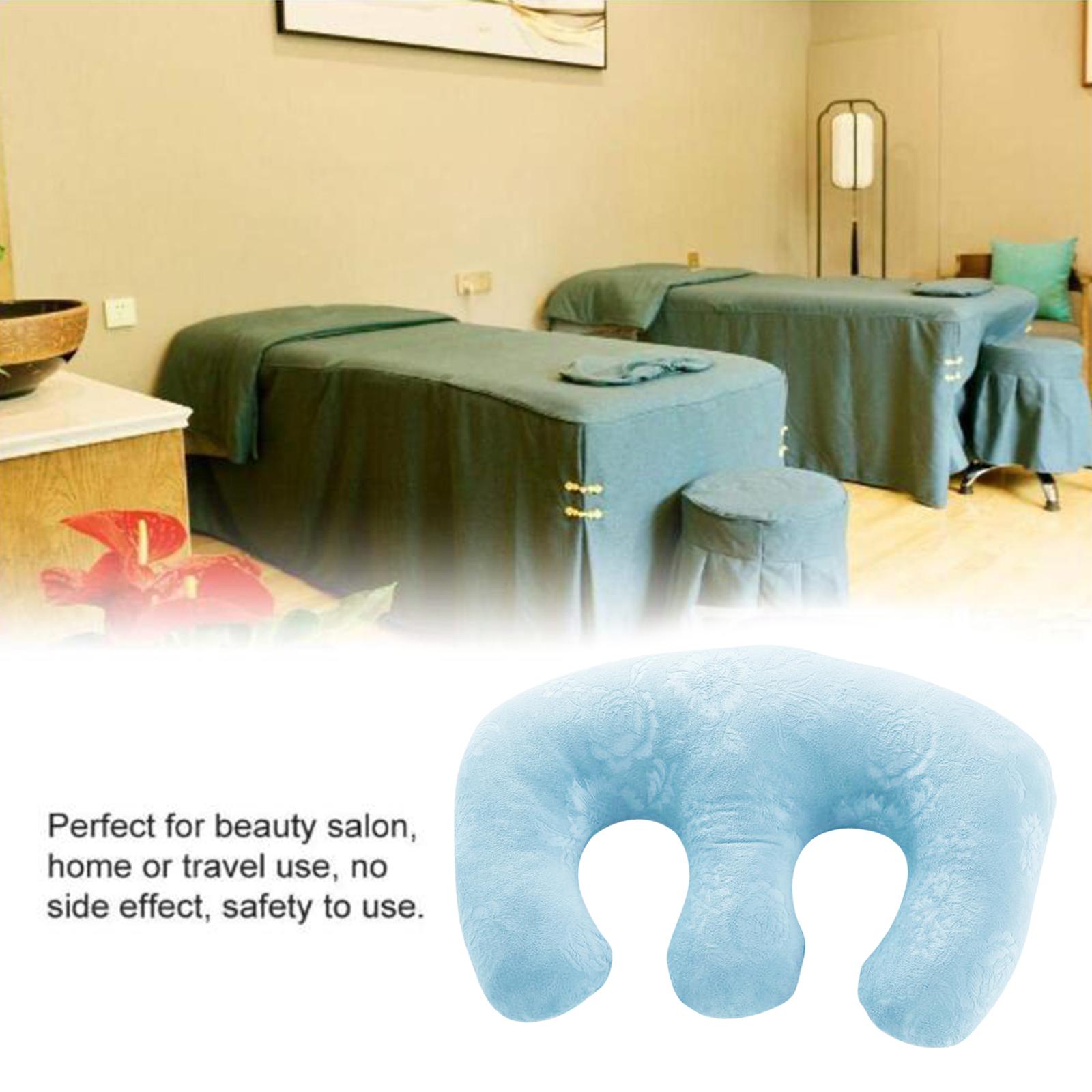 Съемная подушка для груди из хлопка массажная подушка для груди женственный валик для СПА салона красоты расслабления тела синий 1698₽