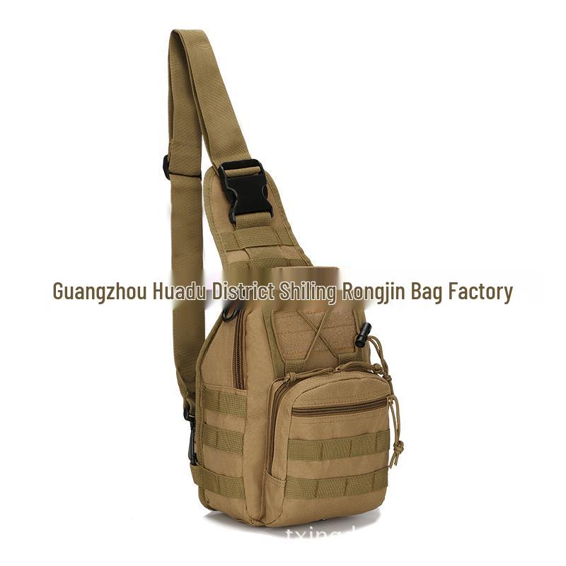 Bolso bandolera de lona de camuflaje para ciclismo - Riñonera táctica para exteriores