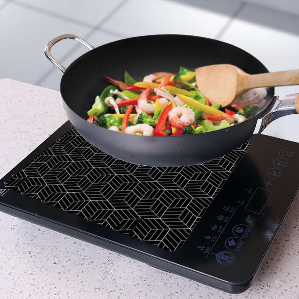 Silicone Induction Cooktop Mat Heat Insulating Stove Top Protector Dining Table Anti Slip Pad Place Mat Kitchen Accessories