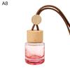 1Pcs Small Round Cap Empty Pendant Ornament Car Essential Oil Diffuser Fragrance Air Freshener Scent Perfume Bottle