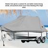 Tear-Resistant Boat Cover with Storage Bag Waterproof All-Weather Boat Cover Fits V-Hull, Tri-Hull,