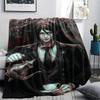 Coperta in Flanella con Stampa Black Butler, Alta qualità Confortevole per Tutte le Stagioni, Decorazione per la Casa, Calore e Comfort, Perfetta per Regali di Natale08