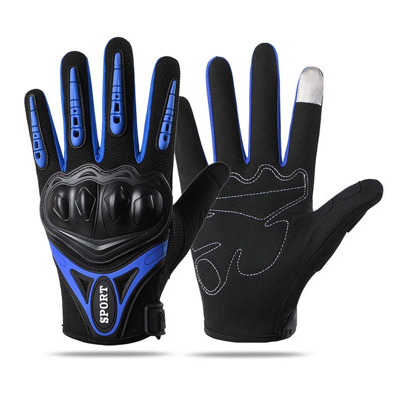 Bicycle Full Finger Non-slip Breathable Protective Wear-resistant Full Finger Gloves