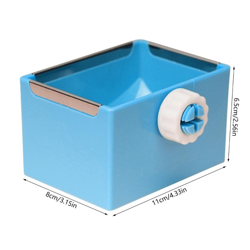 Rabbits Feeding Bowl Hanging Feeder for Small Pet Cage Hanging Food Bowl with Easy Install Screw for Hamster Guinea Pigs