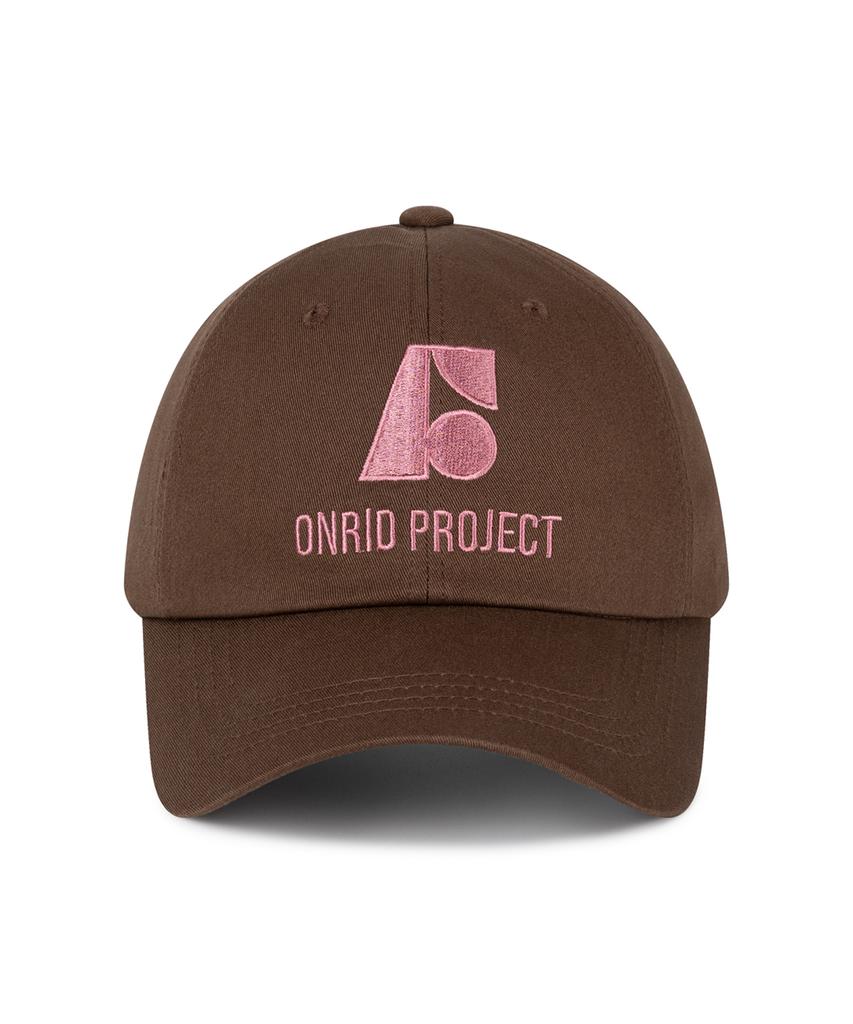 ONRIDPROJECT Essential Symbol Ball Cap - Brown Pink
