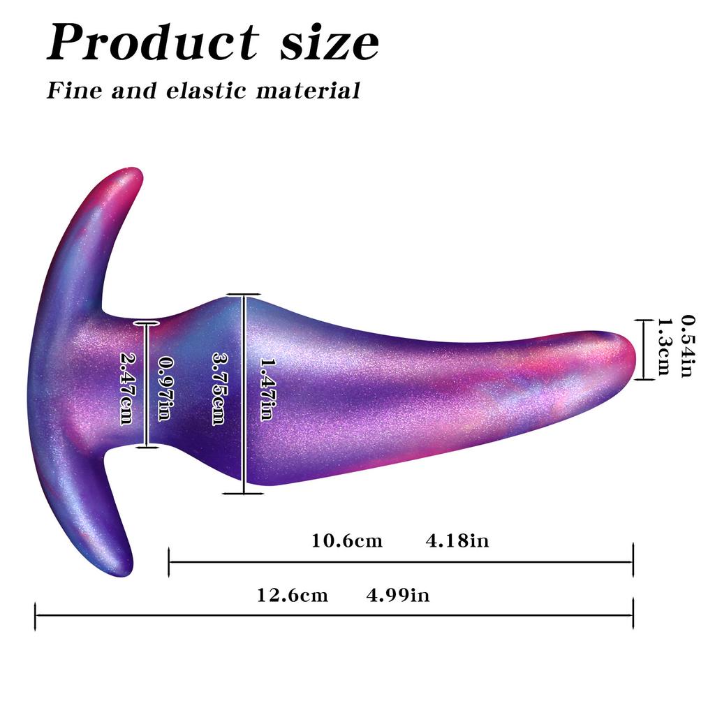 New Backyard Toy With Irregular Simulation Soft And Oversized Anal Plug