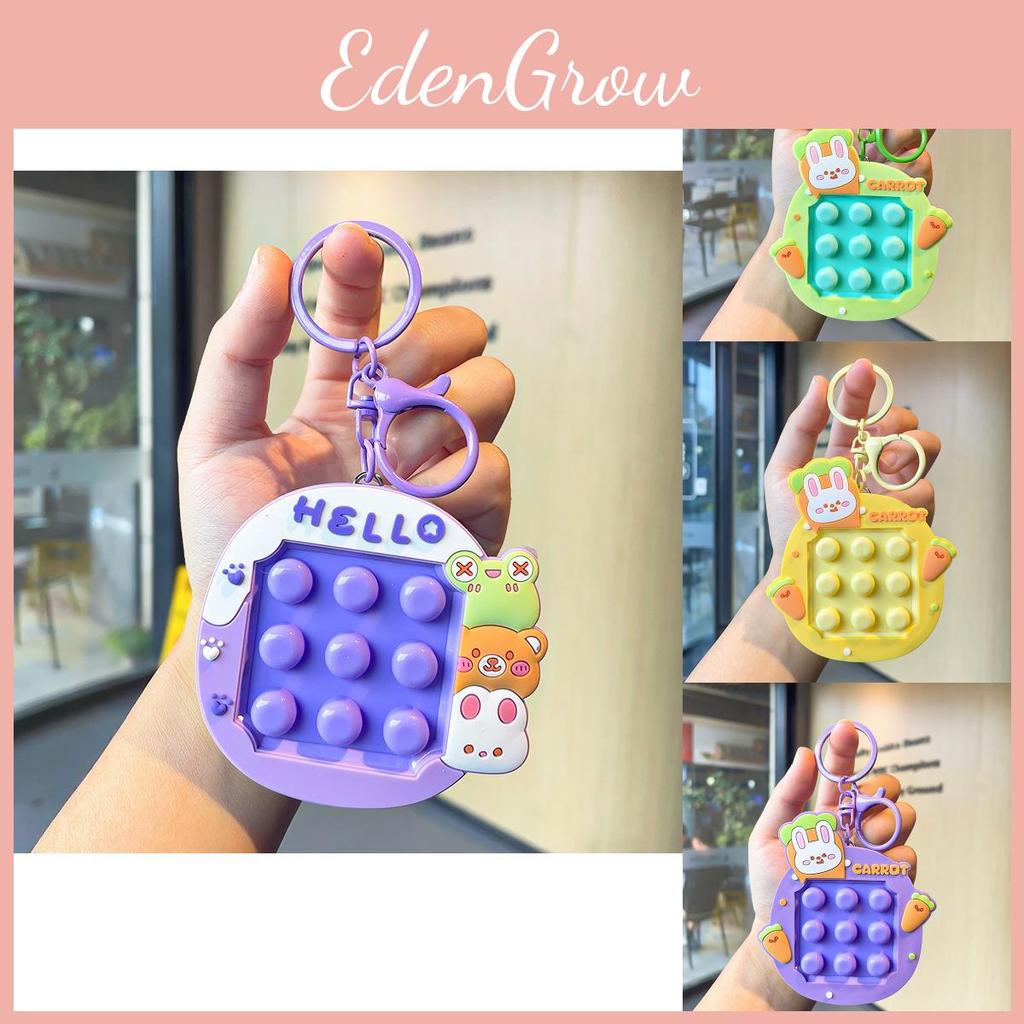 Adorable Silicone Carrot Rabbit Keychain Stress Relief Toy For Bags And Cars