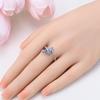 Original Rings 925 Silver Simple Sparkling Heart Bow Dragon Firefly Star Moon Ring for Women Girls Wedding Jewelry Gift