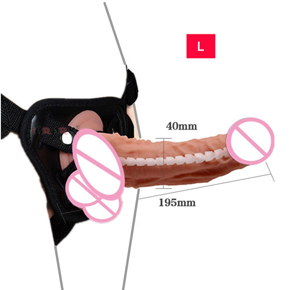 Wearable Strapon Dildo Panties G Spot Stimulator Adult Games Strap On Penis Pants Erotic Anal Sex Toys for Women Men Lesbian Gay