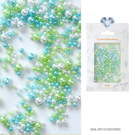 1 Beutel Breite Anwendung ABS Zarte Glänzende Imitationsperlen Dekoration Handy Nagelkunst Schmuck Nageldekoration