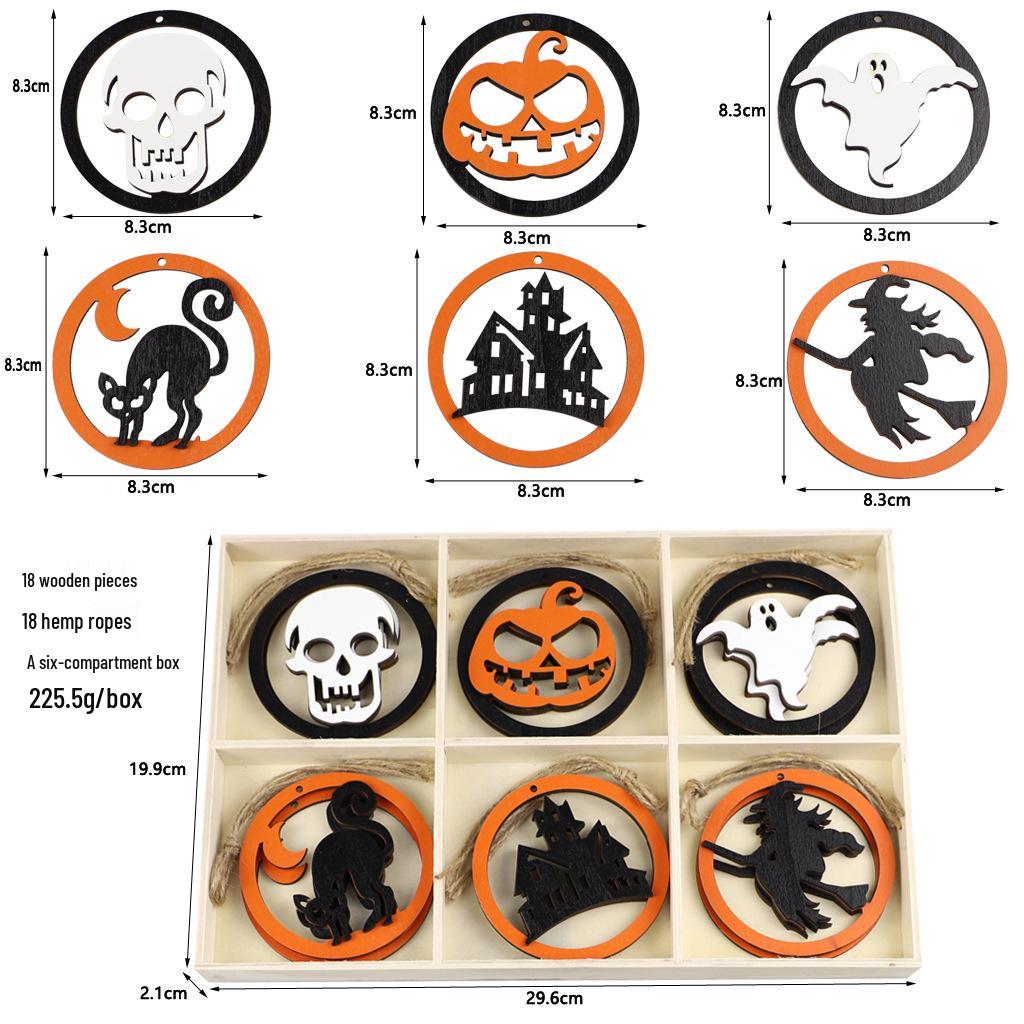DIY Holz-Halloween-Dekorationen: Kreatives Basteln & Hängende Dekorationen für Feste