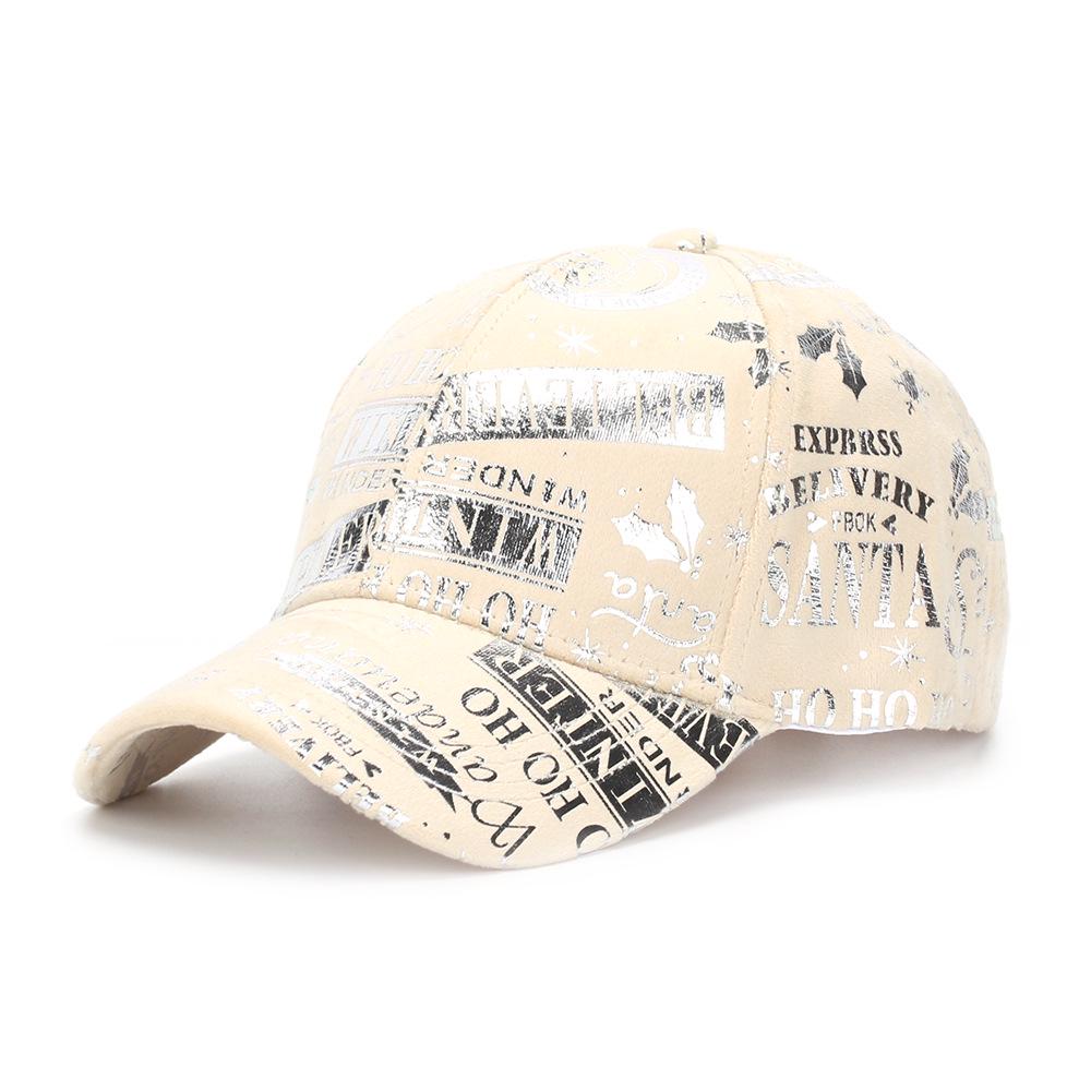 Светоотражающая рождественская бейсболка – Унисекс осенне-зимняя уличная модная шляпа One Size