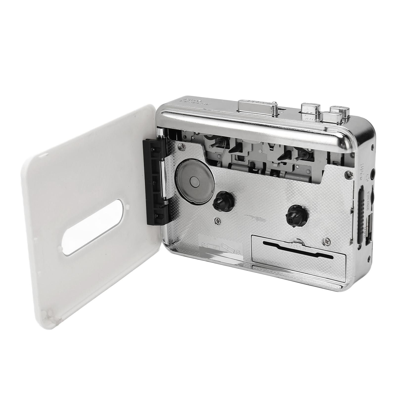 

Cassette Player Retro USB Cassettes Tape to MP3 Converter Portable Pocket Tape Player with Earphone for Travel Sports