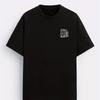 T-shirt met patroon van het OK-logo, zacht, ademend en kleurvast, klassieke pasvorm voor dagelijkse casual kleding