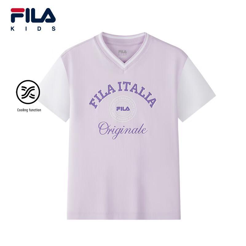 FILA Kids' Short Sleeve V-Neck T-shirt
