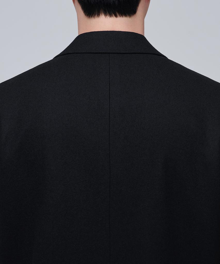 Musinsa Standard Wool Flannel Oversized Blazer [Black]
