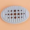 Silicone Soap Dish Storage Holder Tray Drain Soap Box Bathroom Accessories