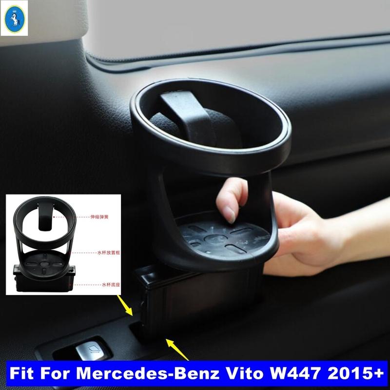 Rear 3rd Row Seat Side Water Bottle Drink Beverage Cup Holder Frame For Mercedes-Benz Vito W447 2015 - 2025 Interior Accessories