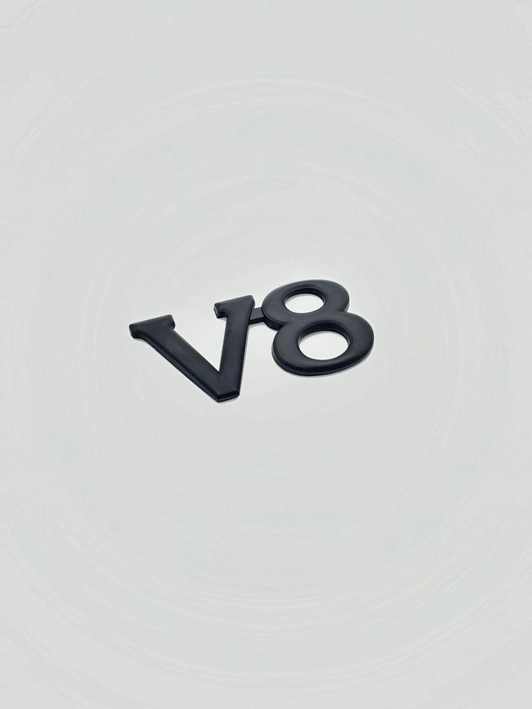 Universelles 3D Metall Auto Abzeichen Emblem V6 V8 Großer Hubraum Aufkleber