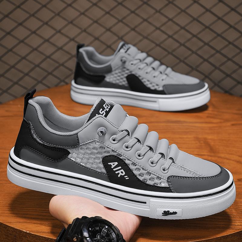 Neue atmungsaktive Mesh-Freizeitschuhe, vielseitige Trendschuhe, Mesh-Board-Schuhe mit weicher Sohle, Studentenschuhe, Jinjiang-Sportschuhe