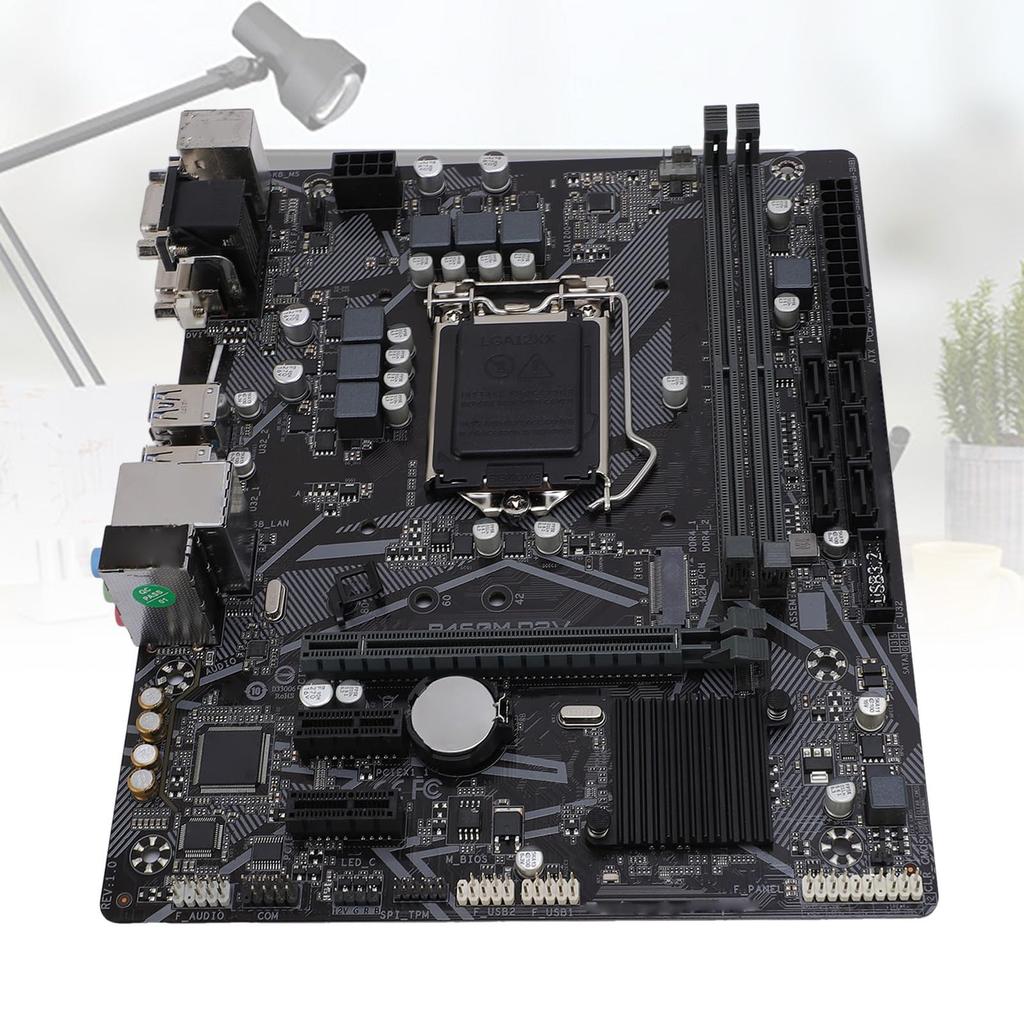 B460M D2V LGA 1200 PCI E Computer Motherboard M ATX DDR4X2 DIMM DVI and VGA Output Multiphase Power Mainboard 64GB Motherboard, 3.0