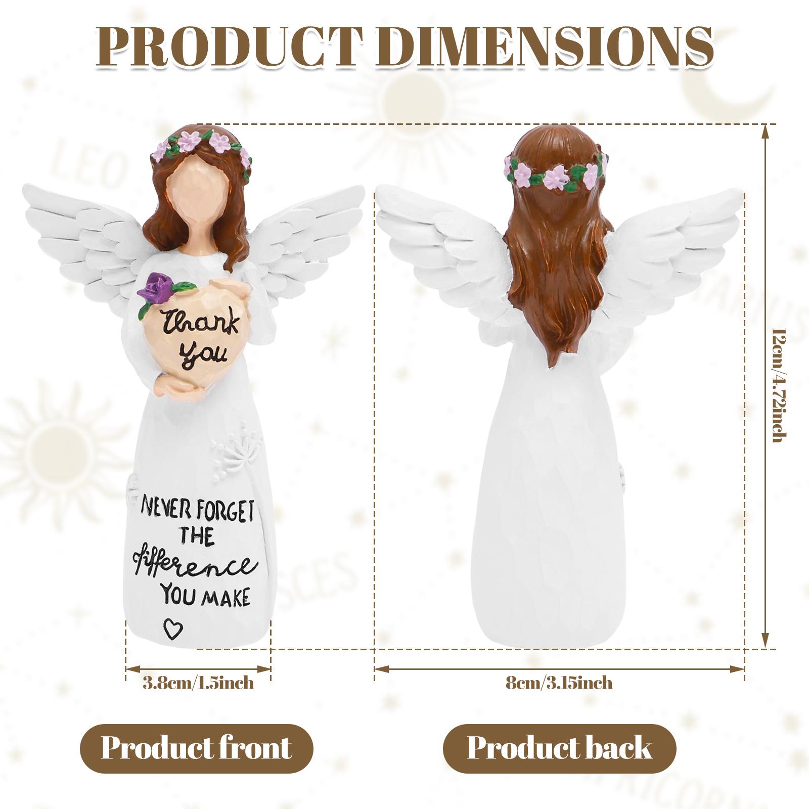 

Guardian Angel Statues Angel Figurines for Women Thanksgiving Presents Memorial Present Collectible Sculpture Ornaments