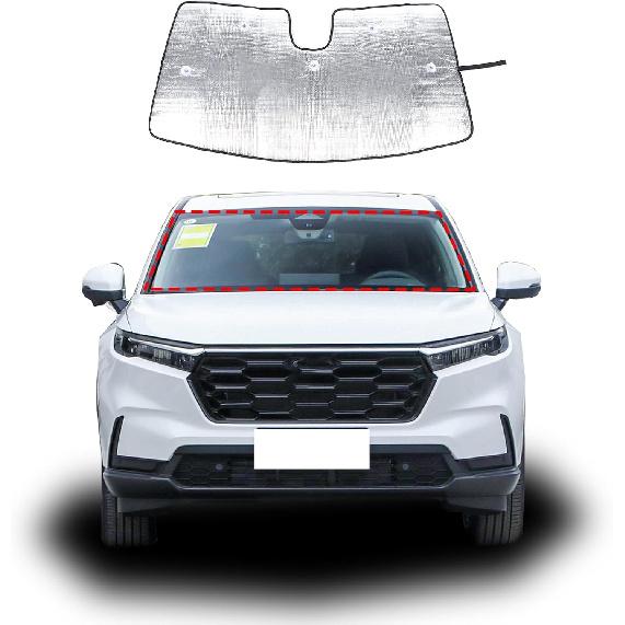 

Windshield Sun Shade Compatible with Mazda MX-5 Miata 2016-2024, Front Window Sunshade Heat Blocker Visor Protector Reflective Sunshade Keep Your Car for Honda CRV 2023-2025