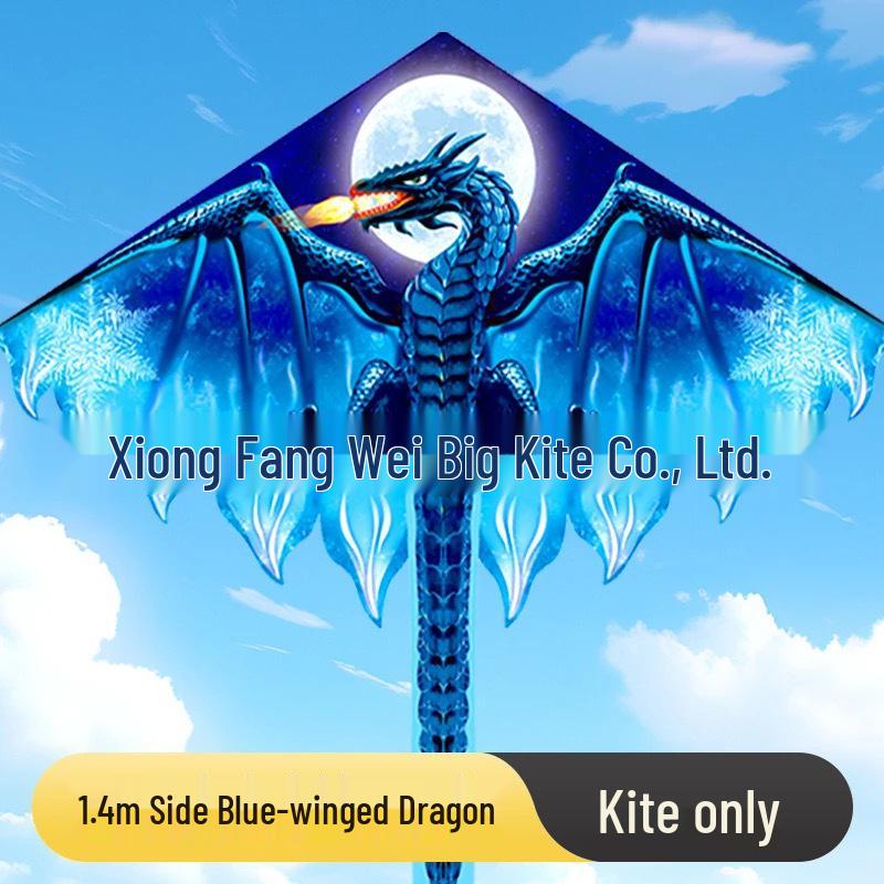Weifang Pterodactyl Cartoon Kite for Kids - Easy to Fly in Light Breeze, Free Shipping