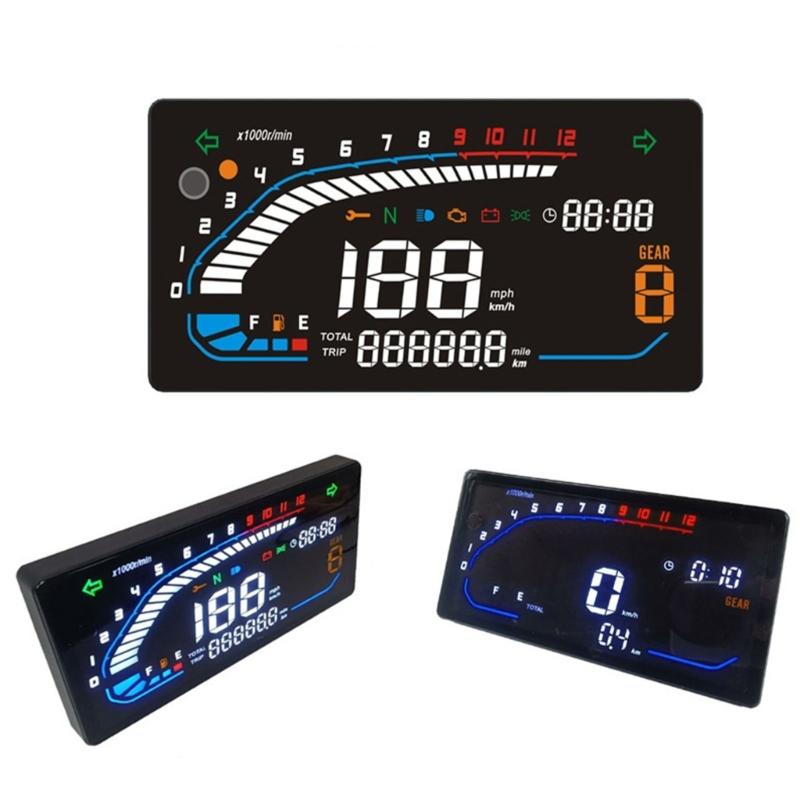 Digital Display Speedometer Odometer Dashboard Suitable for CM125 CM150 CM250 Waterproof Motorbike Instrument Tachometer