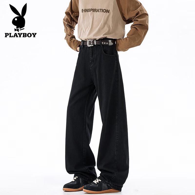 PLAYBOY Men s Loose Straight-Leg Jeans 2XL
