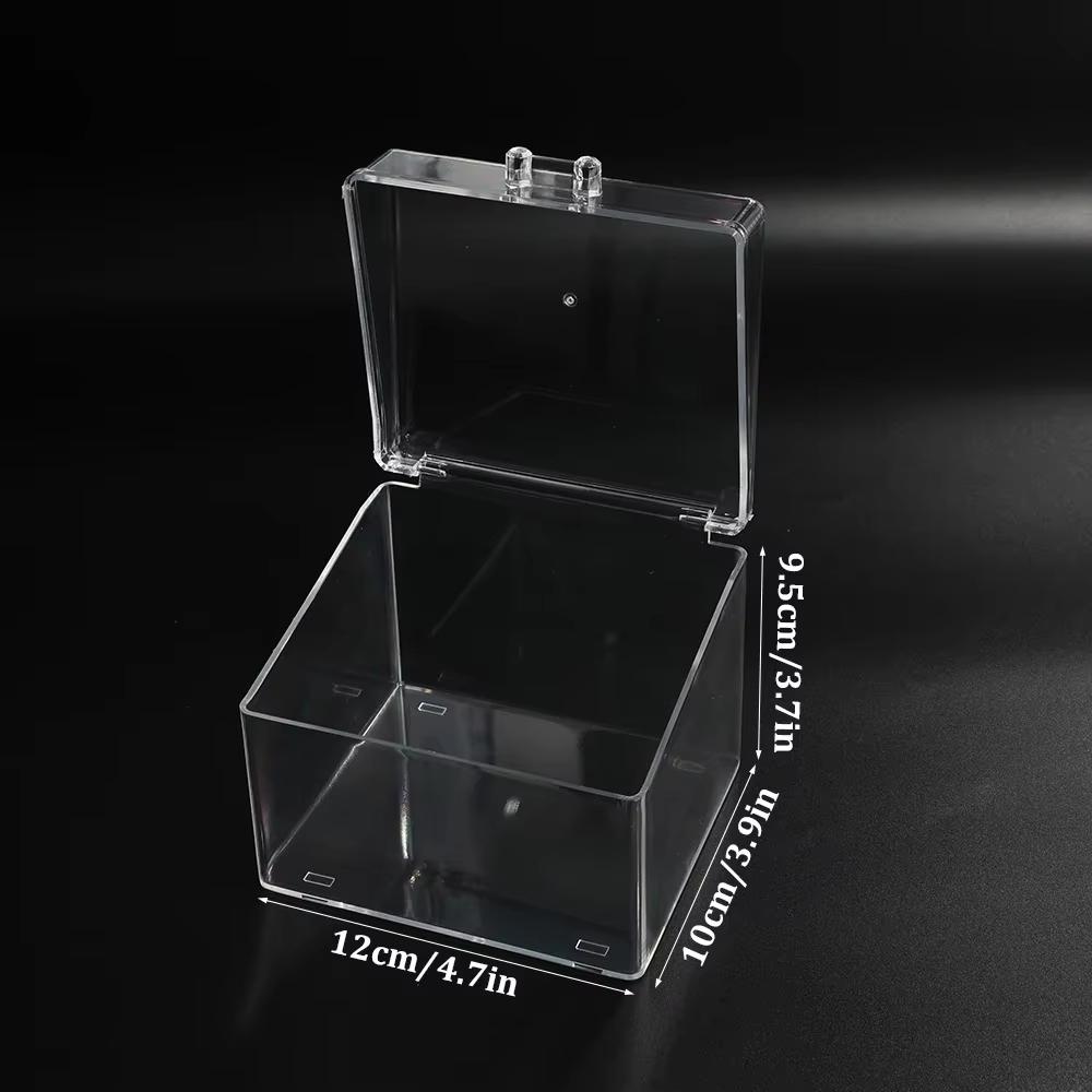 

1pc Game Cards Storage Box Football Stars Trading Card Storage Box Korean Photo Card Storage Box Plastic Transparent Storage Box