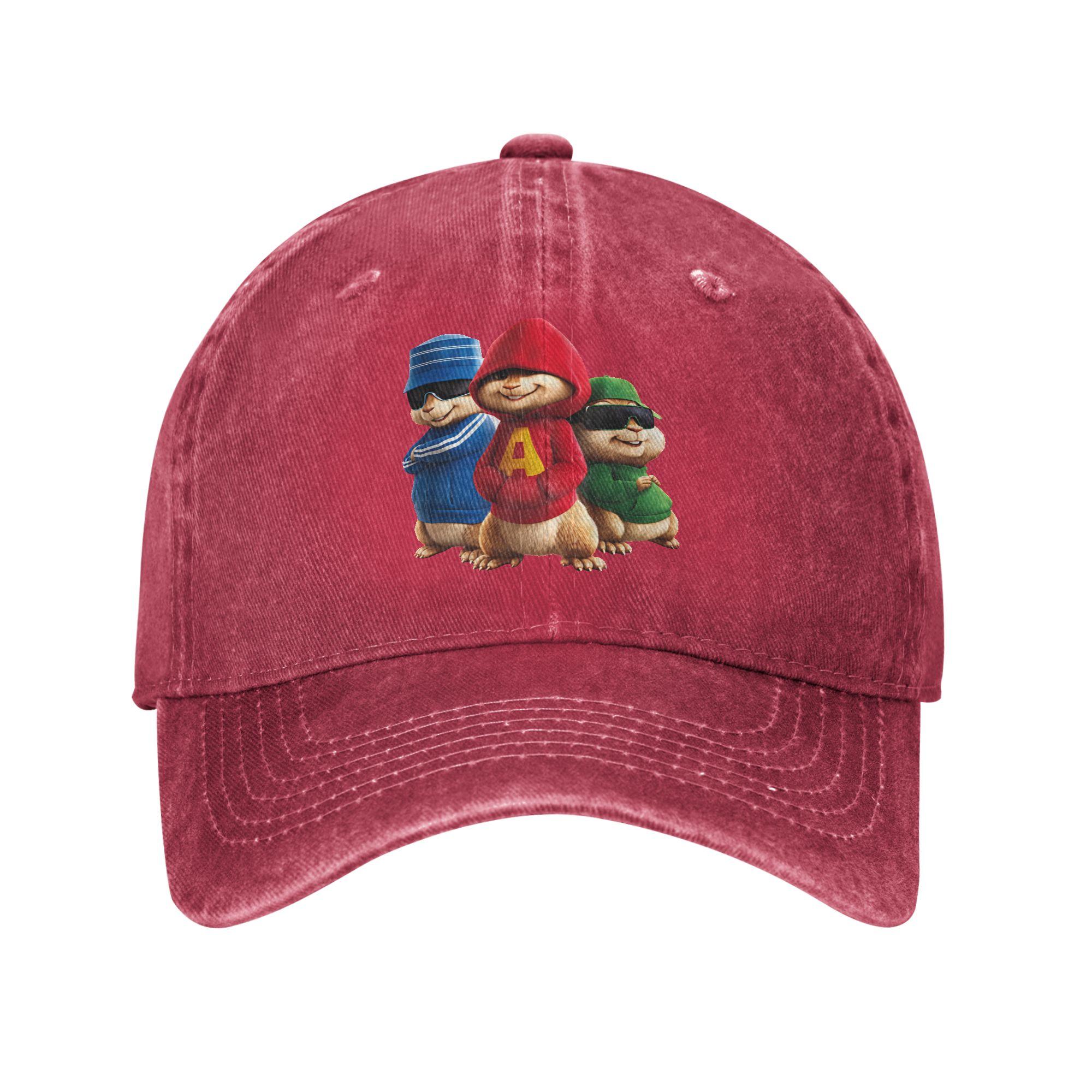 

Alvin and The Chipmunks Casual Baseball Cap For Couple Women Summer Outdoor Sports Trucker Hat Stylish SunProof Baseball Caps One Size