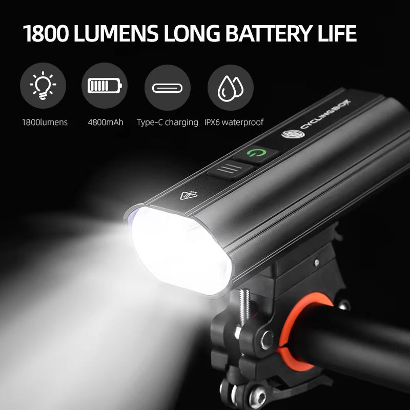 2024 Brand New Customized USB LED Bike Lights Waterproof Bicycle Lights with PC Material for Outdoor Use