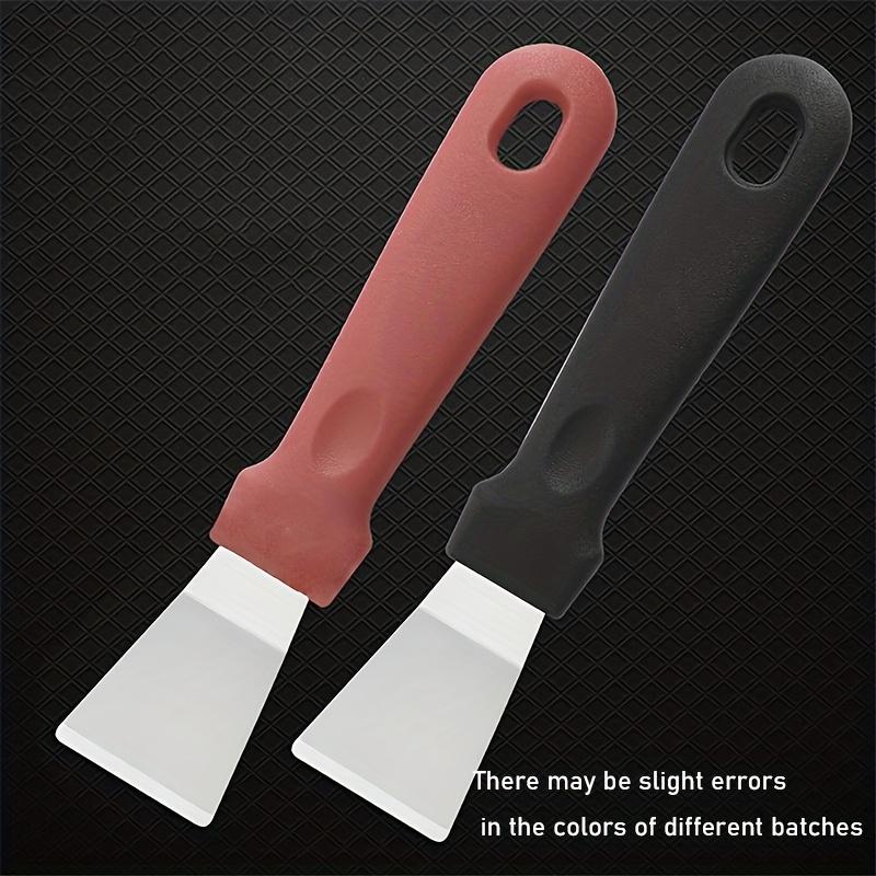 1PC Range Hood Scraper, Curved Spatula Cleaning Tool Kitchen Ice Cream Spoon Oil Spatula
