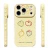 Lemon Wind Ripple iPhone 16/17 Pro Anti-Fall Protective Case for Women