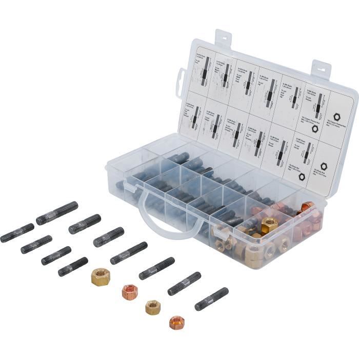 Assortiment d'Écrous et Goujons - BGS - M8/M10 - Acier - Résistant - Lot de 5