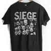 Siege Band T Shirt Punk Hardcore Anarcho Vintage Unisex Soft Top For Everyday Wear Slightly Comfortable Designer Clothes