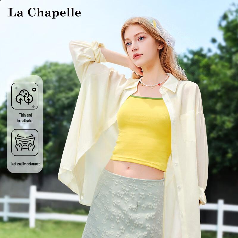 La Chapelle Women s Loose-Fit Breathable Long-Sleeve Shirt 2XL