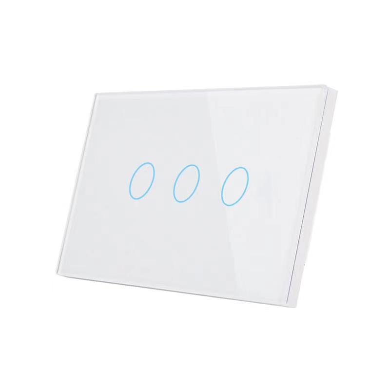 Comutator cu telecomandă tactilă RF433 standard US de tip 120 cu autocolante gratuite