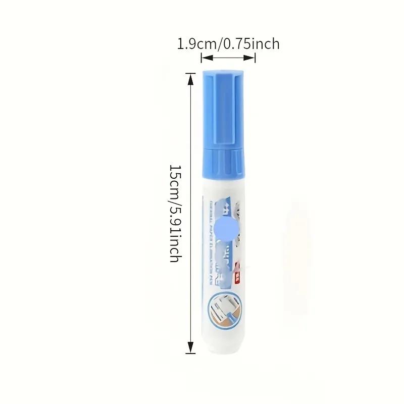 

1/2pcs Thermal Paper Eraser, Privacy Protection Tool for Erasing Receipts,High-Density Felt Pen Tip for Card Cleaning, White