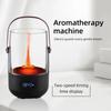 3-in-1 Retro Diffuser  200ML Flame Effect Humidifier  Customizable Timer  Decorative Lighting  Waterless Protection