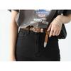 New Retro European and American Style Casual Top Grain Leather Thin Belt - Women's Leather Belt with Alloy Buckle