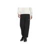 adidas Sports Livsstil Serie Bokstav Logo Trykk Avslappet Enkel Komfortable Mansjetter Strikket Joggebukse Unisex Joggebukse Svart JM9112